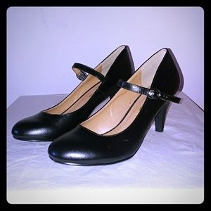 City Classified black Mary Janes, never worn